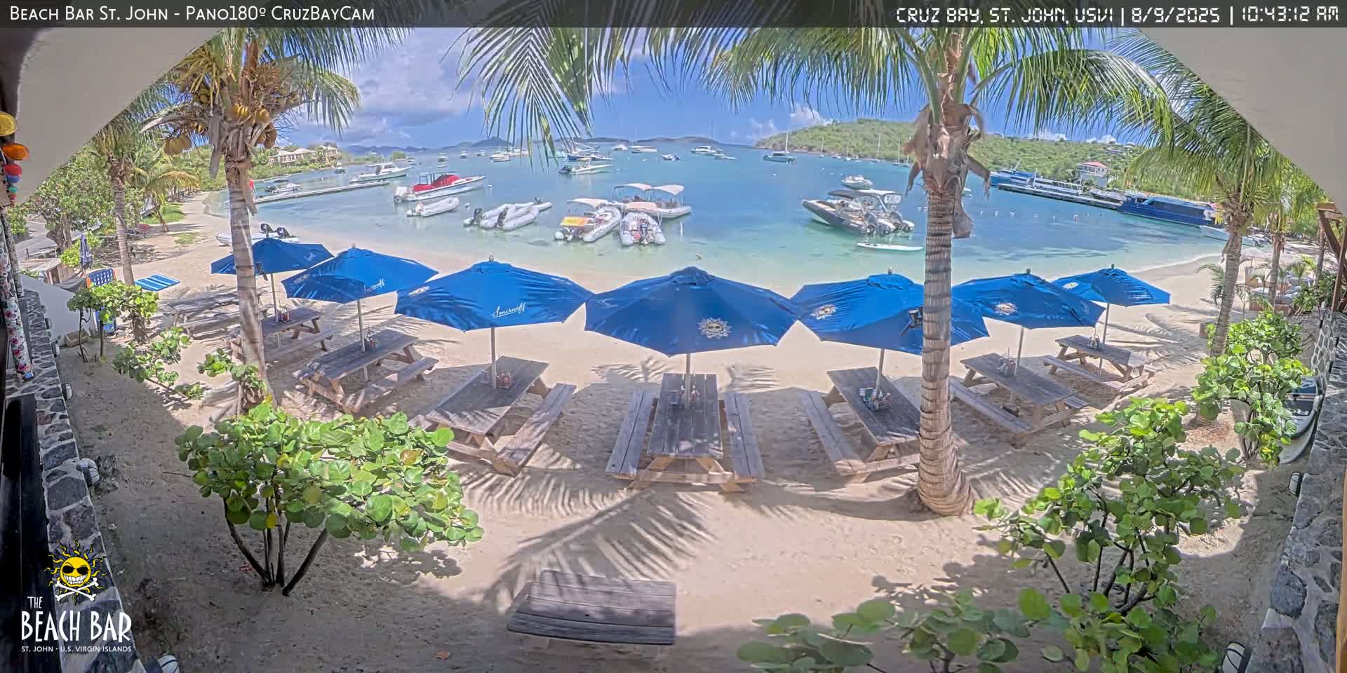 St. John, Cruz Bay Beach Live Cam -  Cruz Bay, St. John, United States Virgin Islands, USA