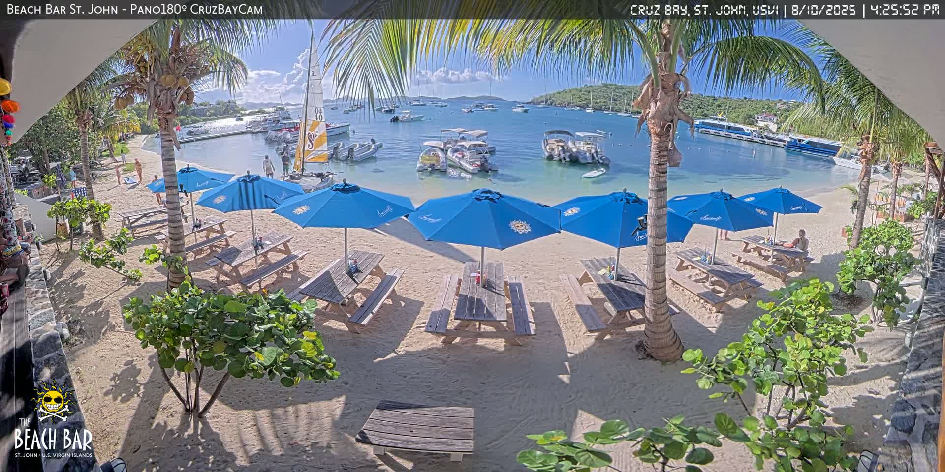 St. John, Cruz Bay Beach Live Cam -  Cruz Bay, St. John, United States Virgin Islands, USA