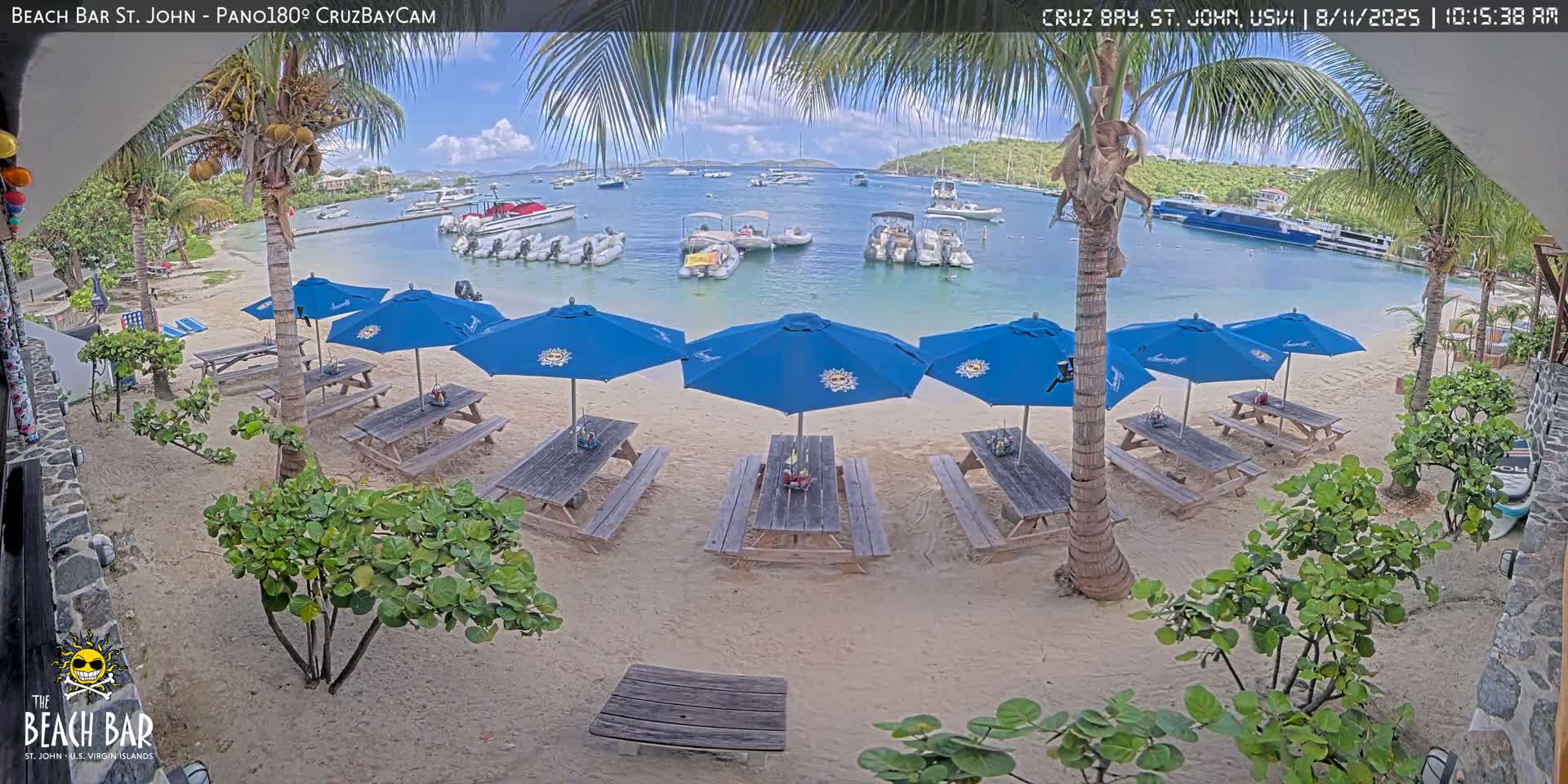 St. John, Cruz Bay Beach Live Cam -  Cruz Bay, St. John, United States Virgin Islands, USA