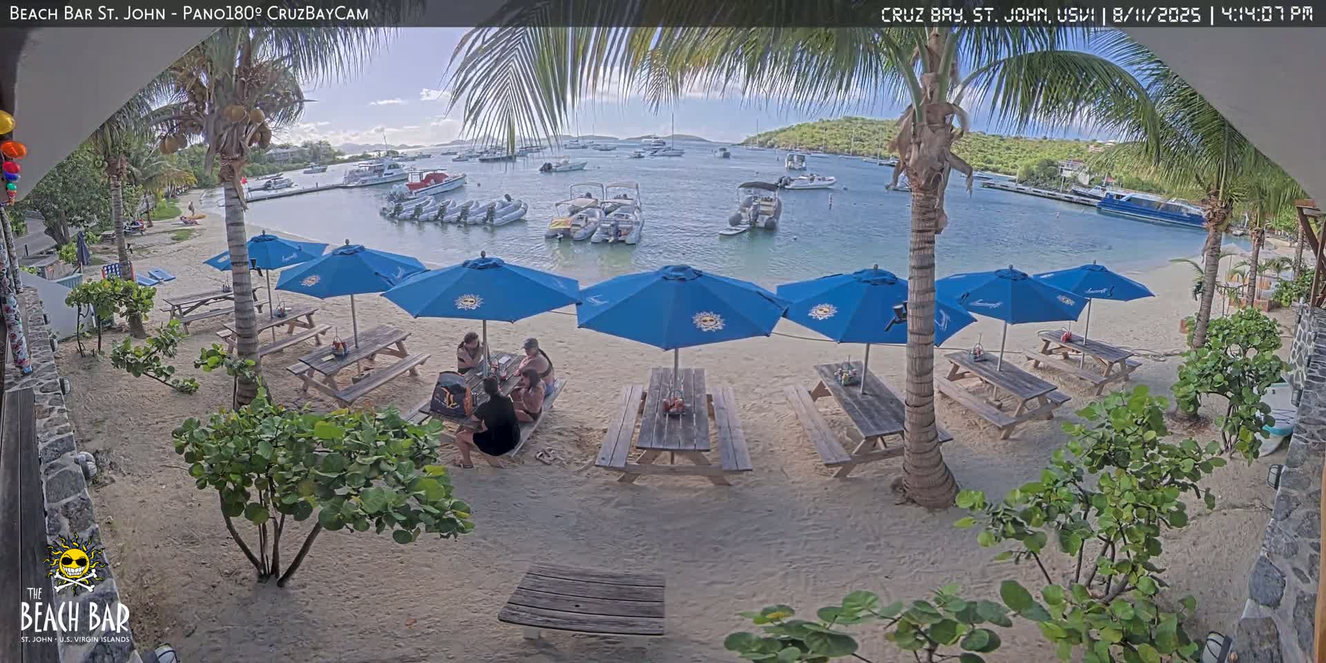 St. John, Cruz Bay Beach Live Cam -  Cruz Bay, St. John, United States Virgin Islands, USA
