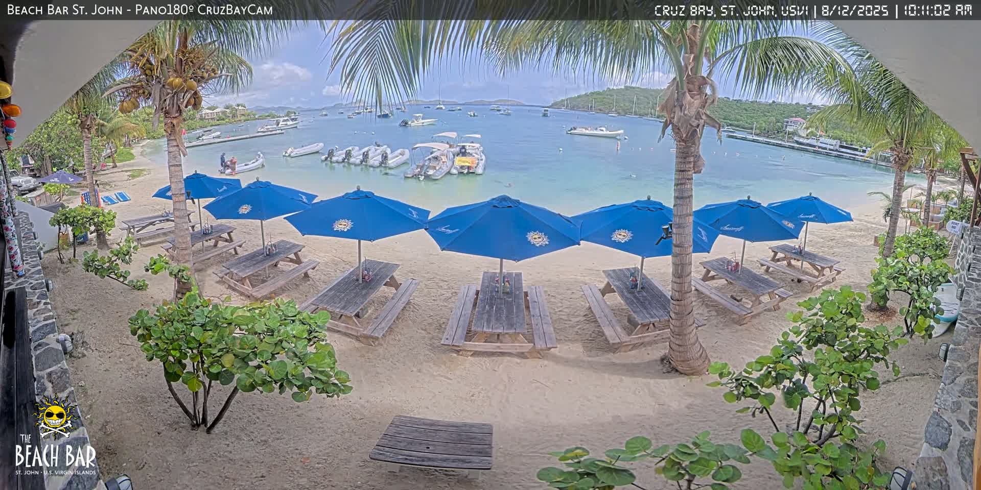 St. John, Cruz Bay Beach Live Cam -  Cruz Bay, St. John, United States Virgin Islands, USA