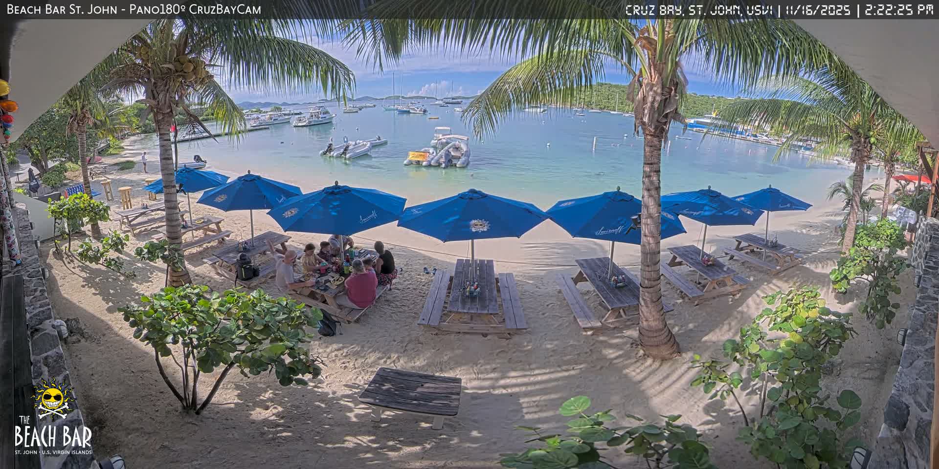 St. John, Cruz Bay Beach Live Cam -  Cruz Bay, St. John, United States Virgin Islands, USA