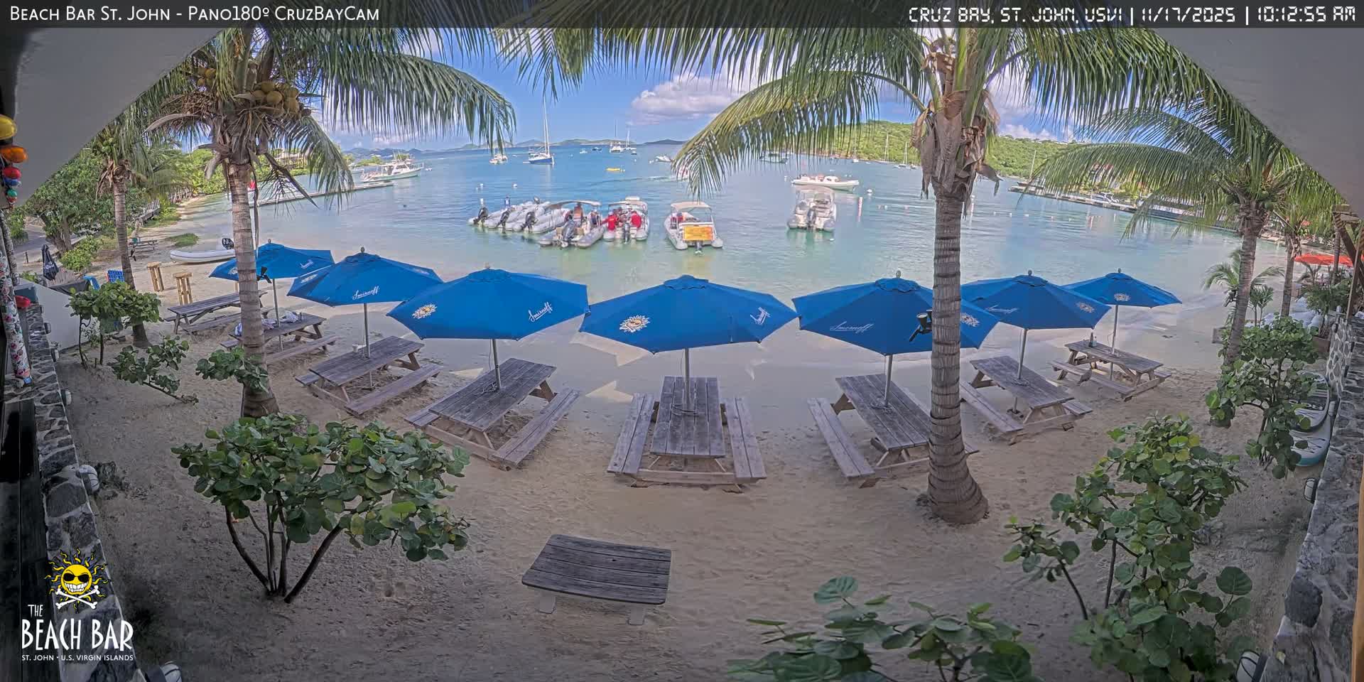 St. John, Cruz Bay Beach Live Cam -  Cruz Bay, St. John, United States Virgin Islands, USA