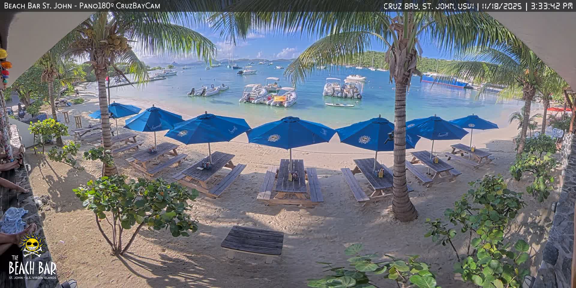St. John, Cruz Bay Beach Live Cam -  Cruz Bay, St. John, United States Virgin Islands, USA