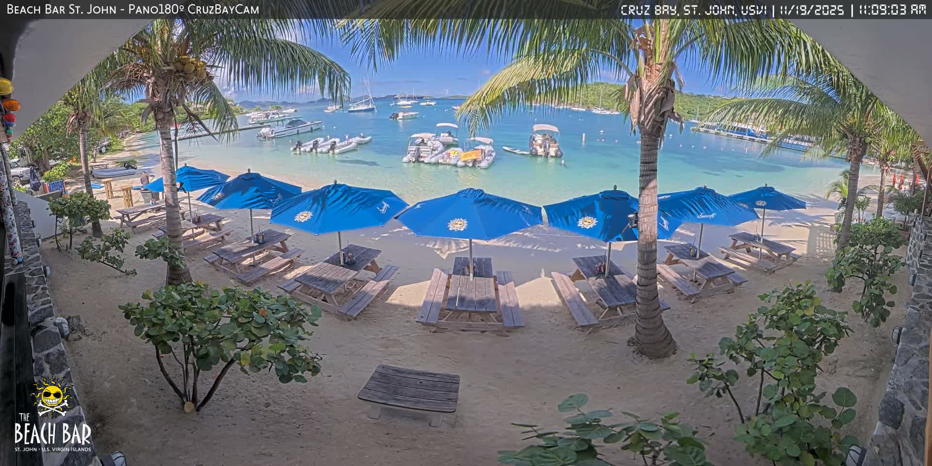 St. John, Cruz Bay Beach Live Cam -  Cruz Bay, St. John, United States Virgin Islands, USA