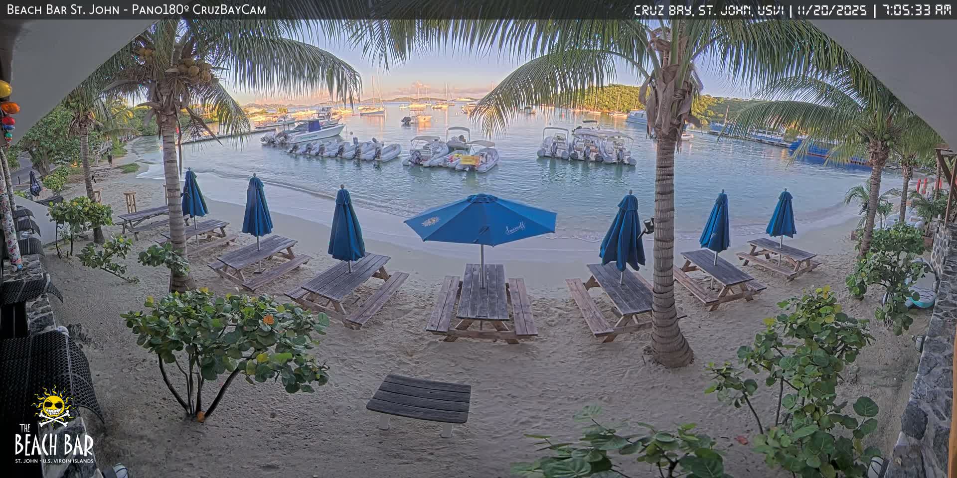 St. John, Cruz Bay Beach Live Cam -  Cruz Bay, St. John, United States Virgin Islands, USA