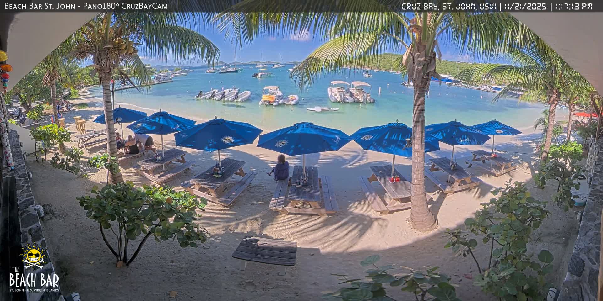 St. John, Cruz Bay Beach Live Cam -  Cruz Bay, St. John, United States Virgin Islands, USA