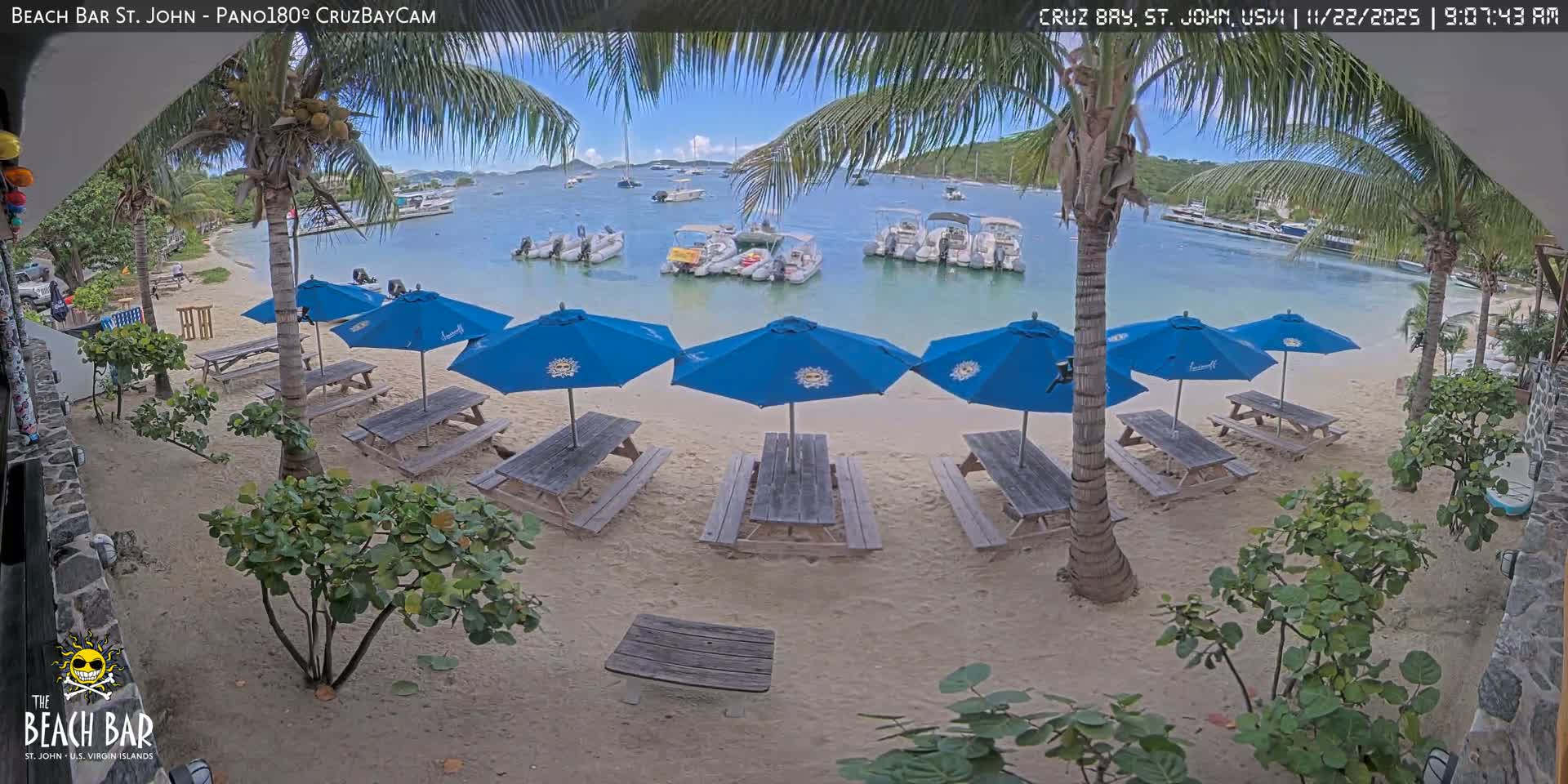 St. John, Cruz Bay Beach Live Cam -  Cruz Bay, St. John, United States Virgin Islands, USA