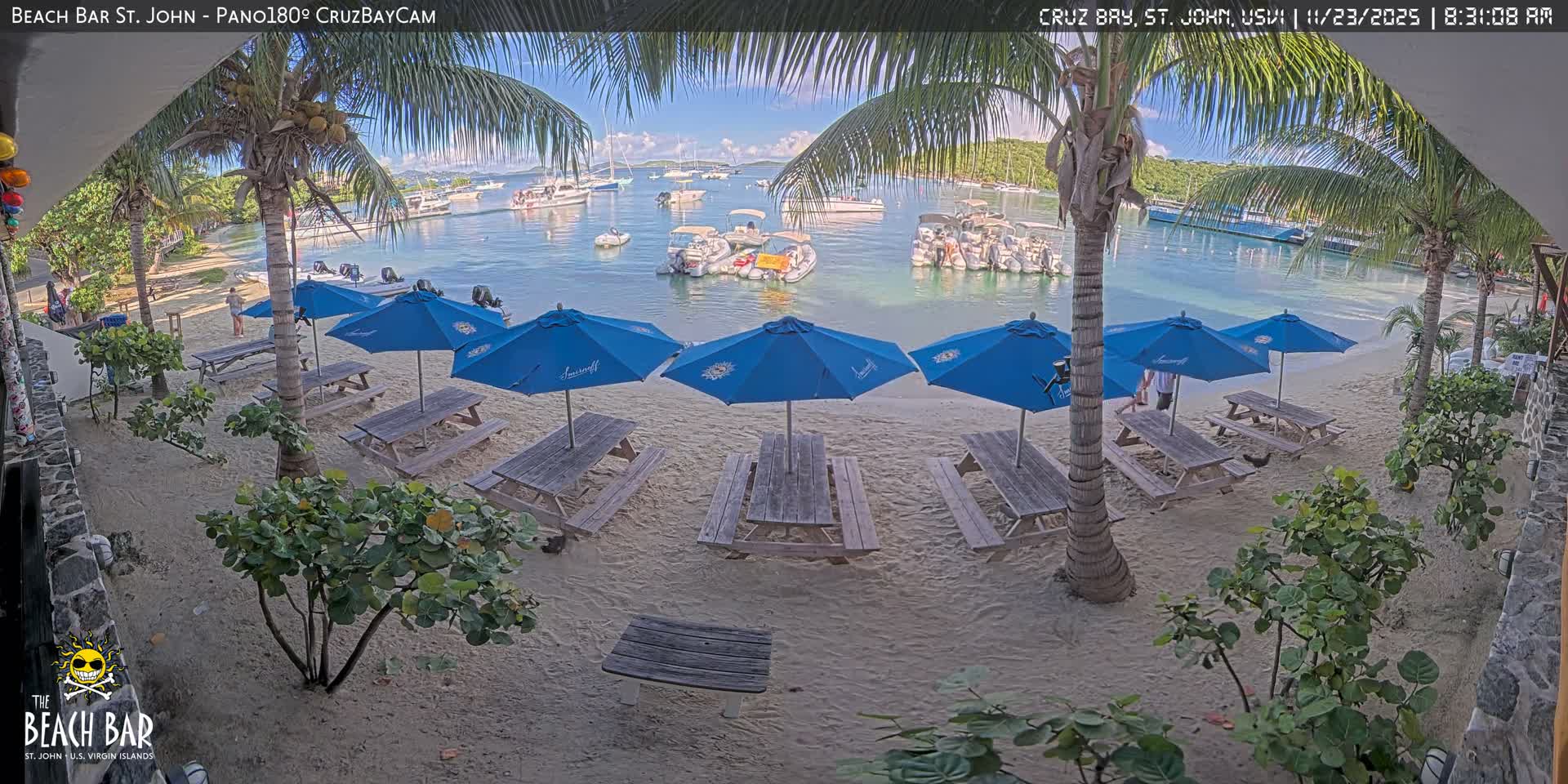 St. John, Cruz Bay Beach Live Cam -  Cruz Bay, St. John, United States Virgin Islands, USA