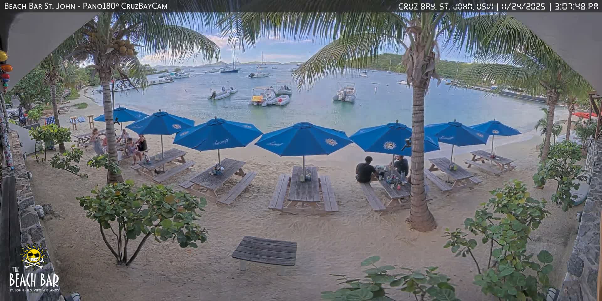 St. John, Cruz Bay Beach Live Cam -  Cruz Bay, St. John, United States Virgin Islands, USA