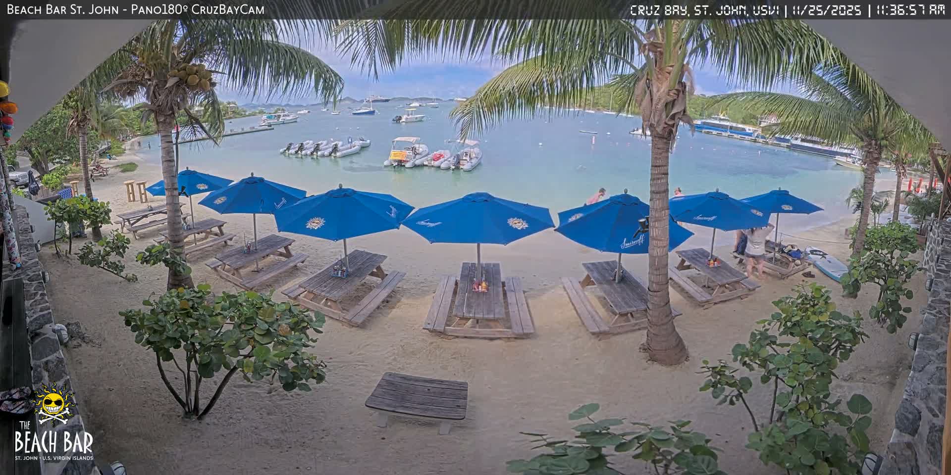 St. John, Cruz Bay Beach Live Cam -  Cruz Bay, St. John, United States Virgin Islands, USA