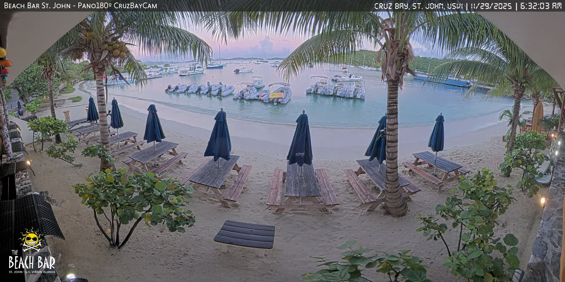 St. John, Cruz Bay Beach Live Cam -  Cruz Bay, St. John, United States Virgin Islands, USA