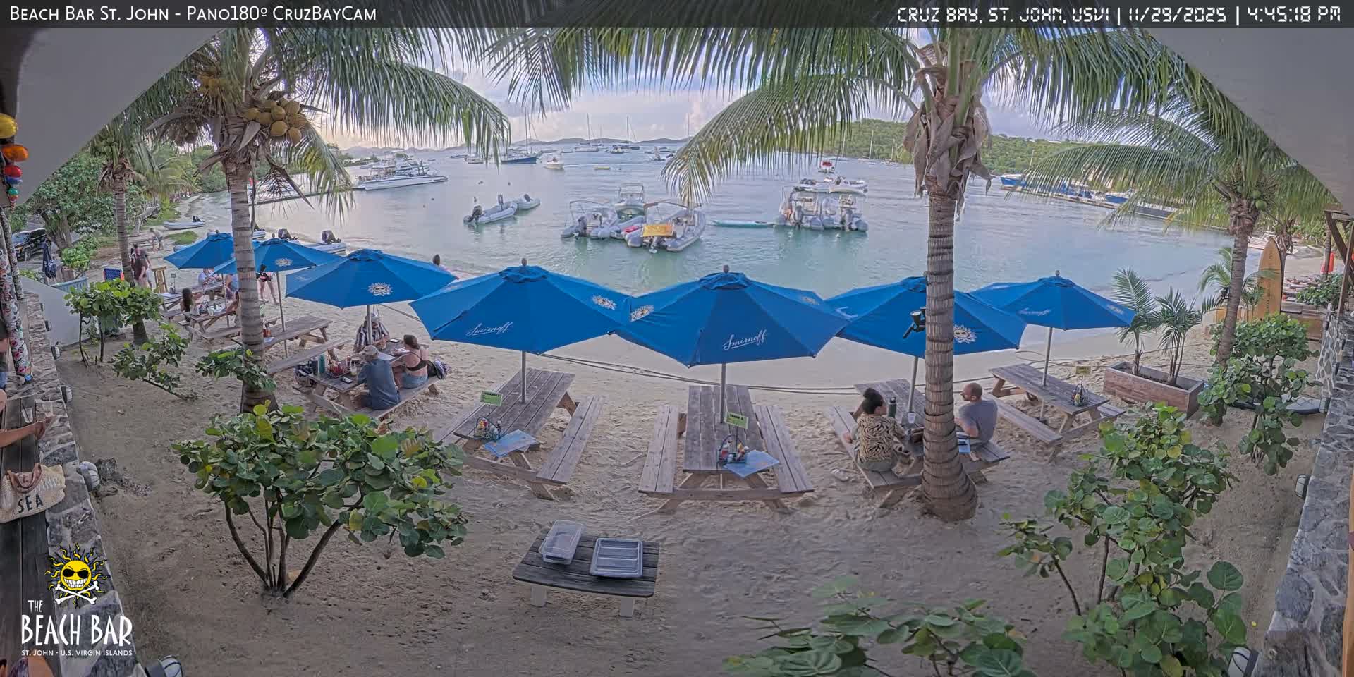 St. John, Cruz Bay Beach Live Cam -  Cruz Bay, St. John, United States Virgin Islands, USA