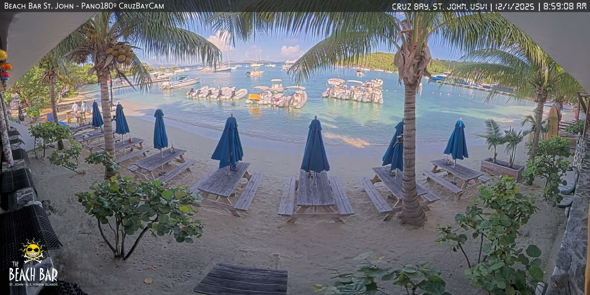 St. John, Cruz Bay Beach Live Cam -  Cruz Bay, St. John, United States Virgin Islands, USA