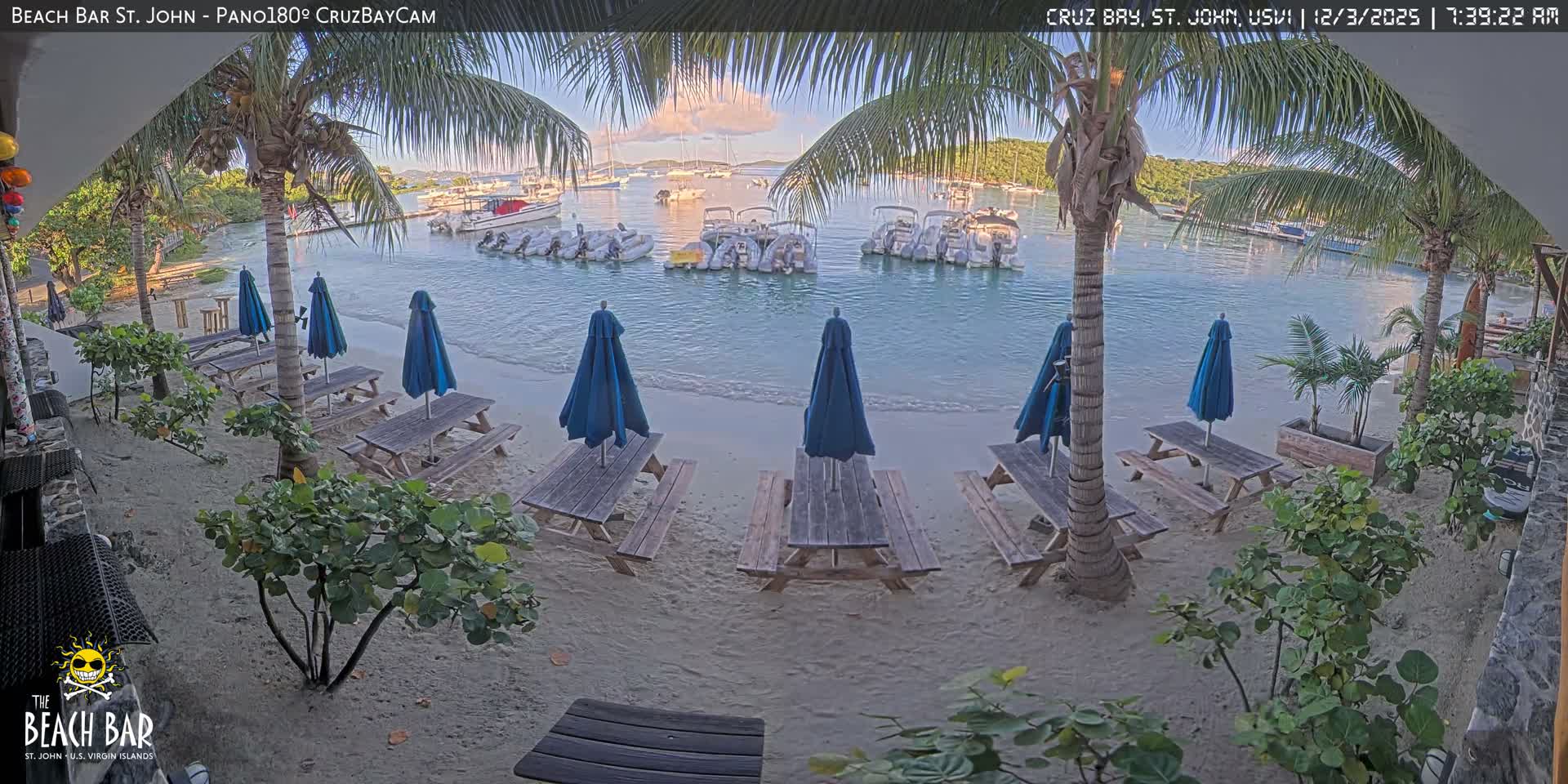 St. John, Cruz Bay Beach Live Cam -  Cruz Bay, St. John, United States Virgin Islands, USA