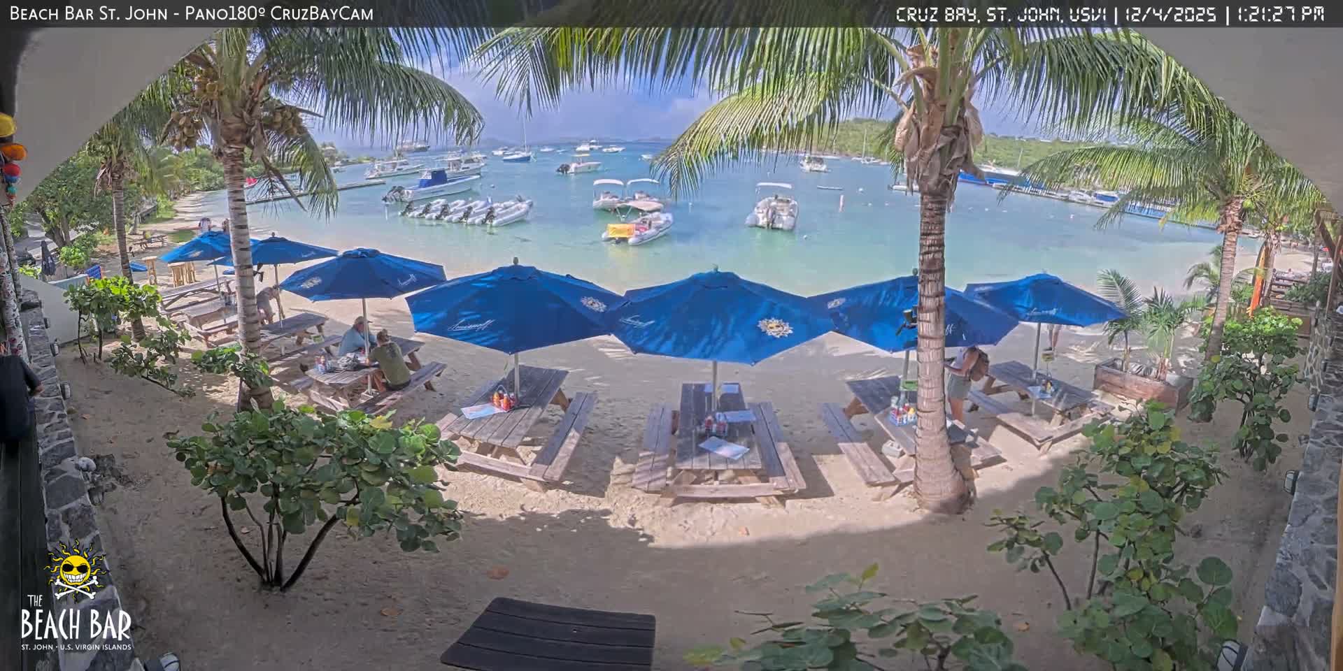 St. John, Cruz Bay Beach Live Cam -  Cruz Bay, St. John, United States Virgin Islands, USA