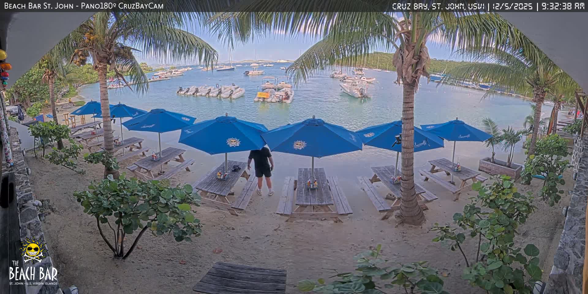 St. John, Cruz Bay Beach Live Cam -  Cruz Bay, St. John, United States Virgin Islands, USA