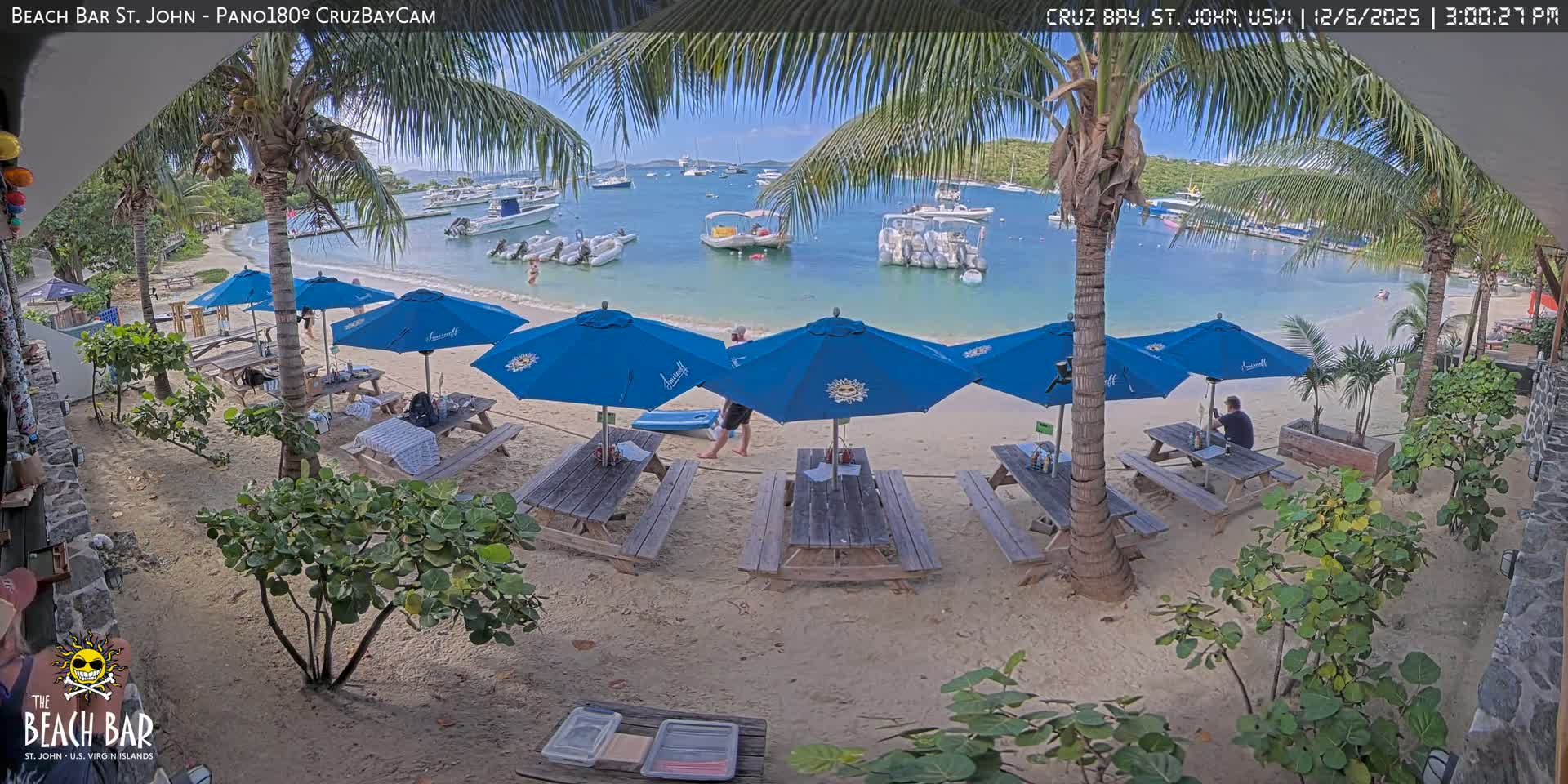 St. John, Cruz Bay Beach Live Cam -  Cruz Bay, St. John, United States Virgin Islands, USA