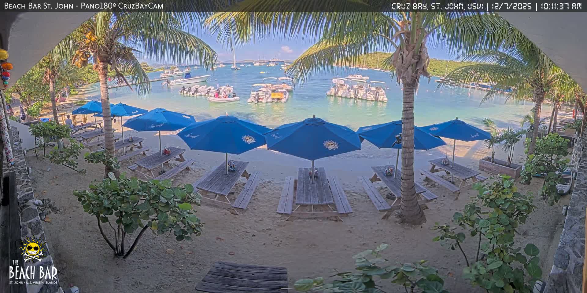 St. John, Cruz Bay Beach Live Cam -  Cruz Bay, St. John, United States Virgin Islands, USA