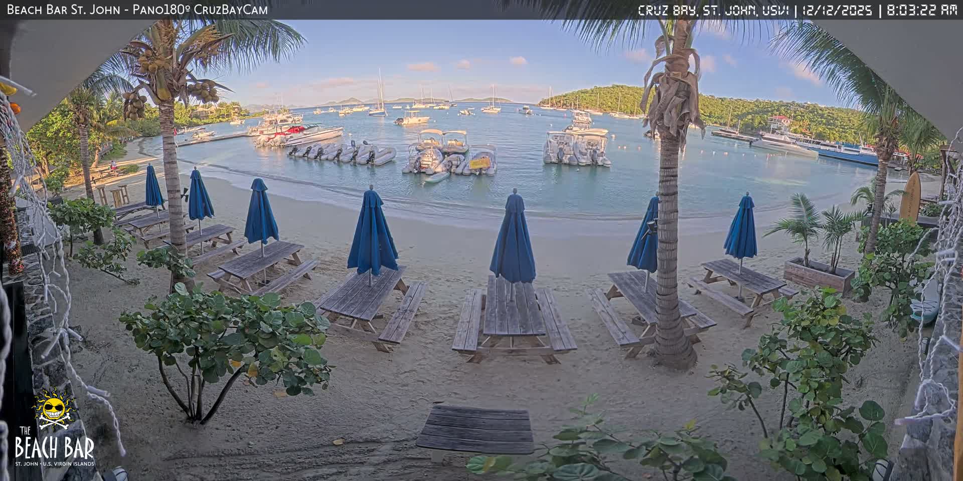 St. John, Cruz Bay Beach Live Cam -  Cruz Bay, St. John, United States Virgin Islands, USA