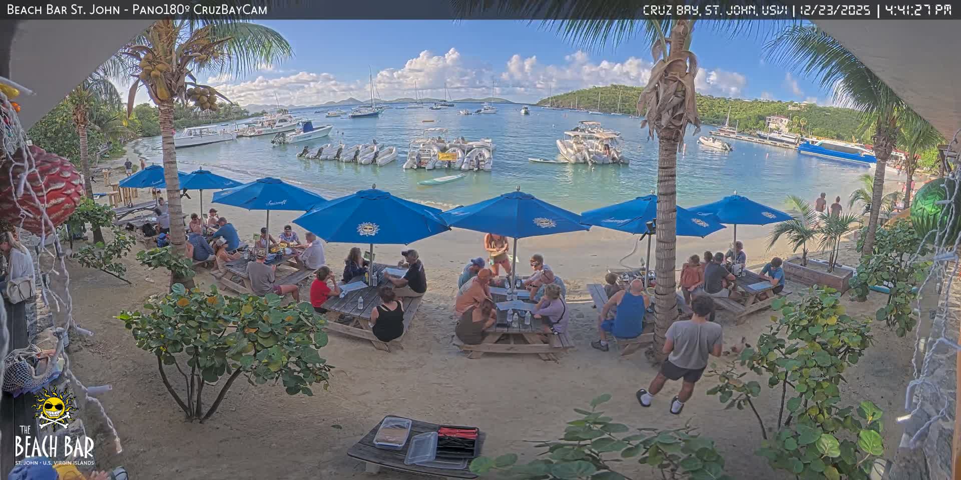 St. John, Cruz Bay Beach Live Cam -  Cruz Bay, St. John, United States Virgin Islands, USA