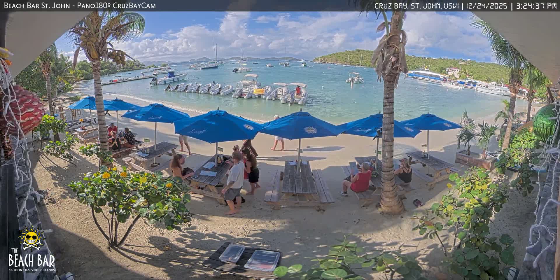 St. John, Cruz Bay Beach Live Cam -  Cruz Bay, St. John, United States Virgin Islands, USA