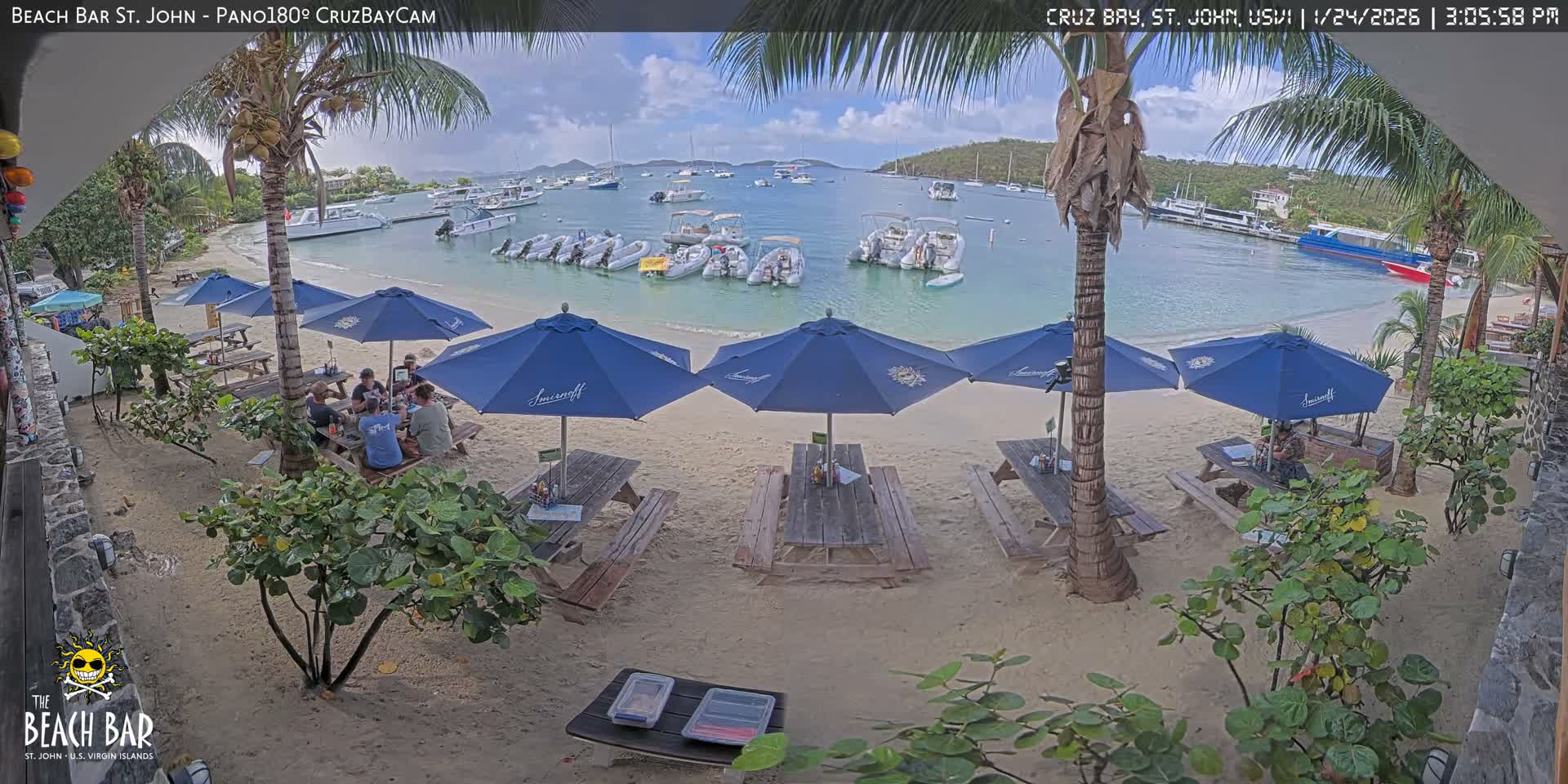 St. John, Cruz Bay Beach Live Cam -  Cruz Bay, St. John, United States Virgin Islands, USA