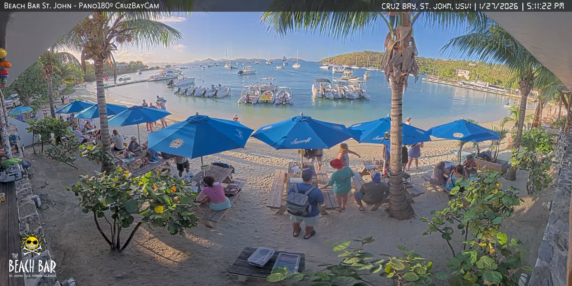 St. John, Cruz Bay Beach Live Cam -  Cruz Bay, St. John, United States Virgin Islands, USA