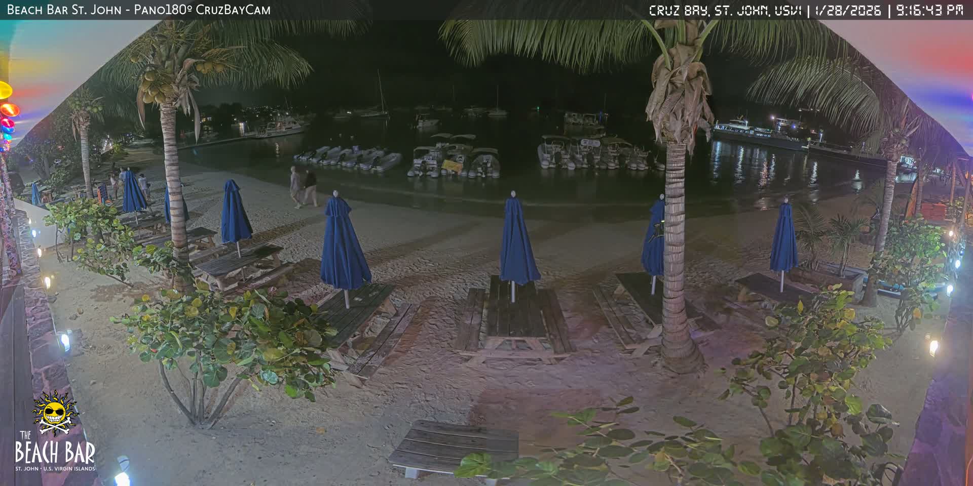 St. John, Cruz Bay Beach Live Cam -  Cruz Bay, St. John, United States Virgin Islands, USA