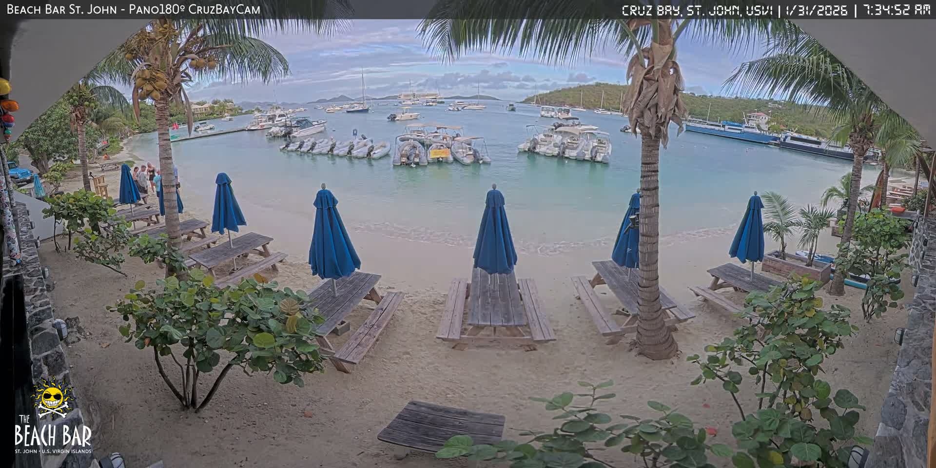 St. John, Cruz Bay Beach Live Cam -  Cruz Bay, St. John, United States Virgin Islands, USA