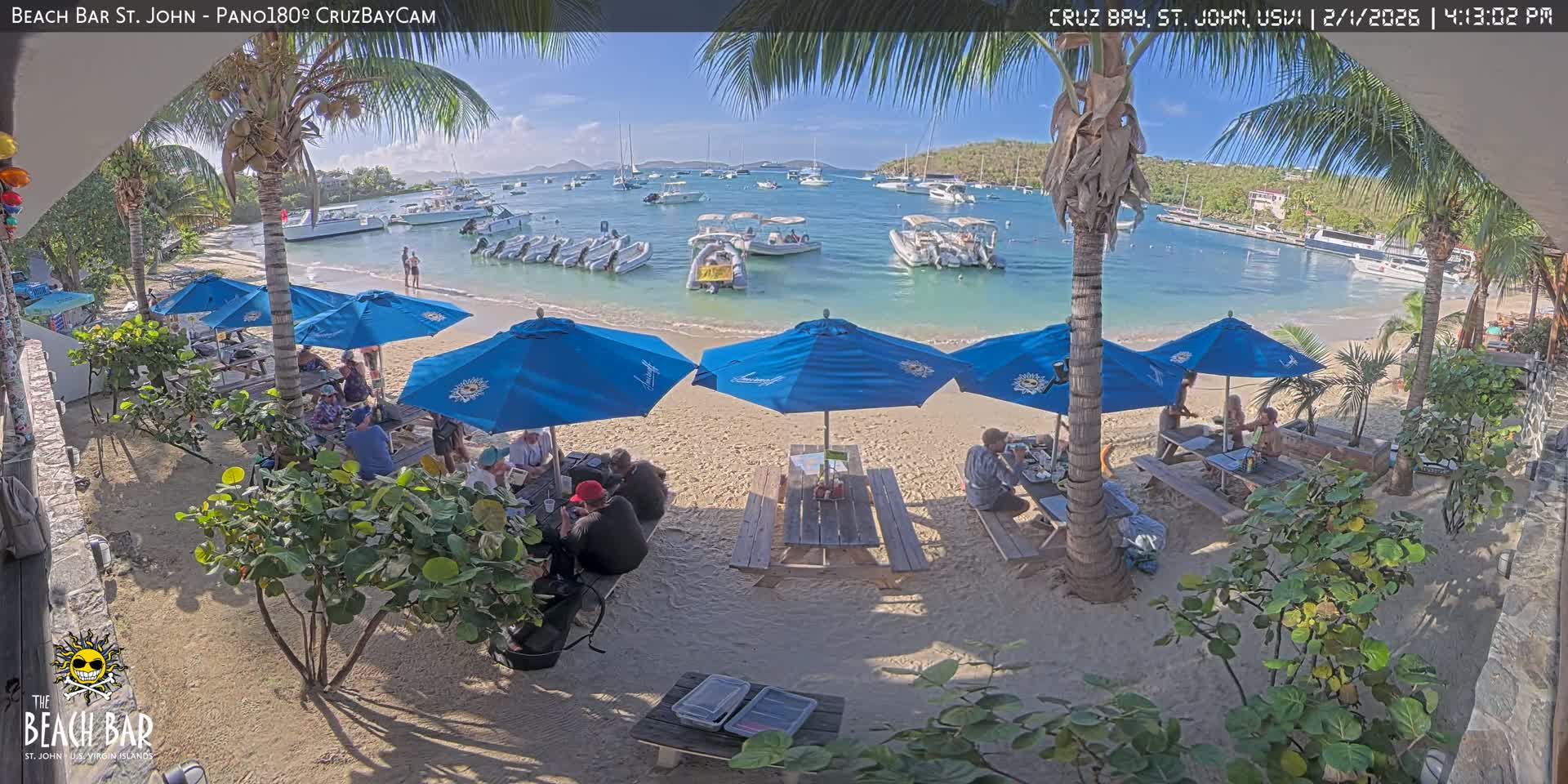 St. John, Cruz Bay Beach Live Cam -  Cruz Bay, St. John, United States Virgin Islands, USA