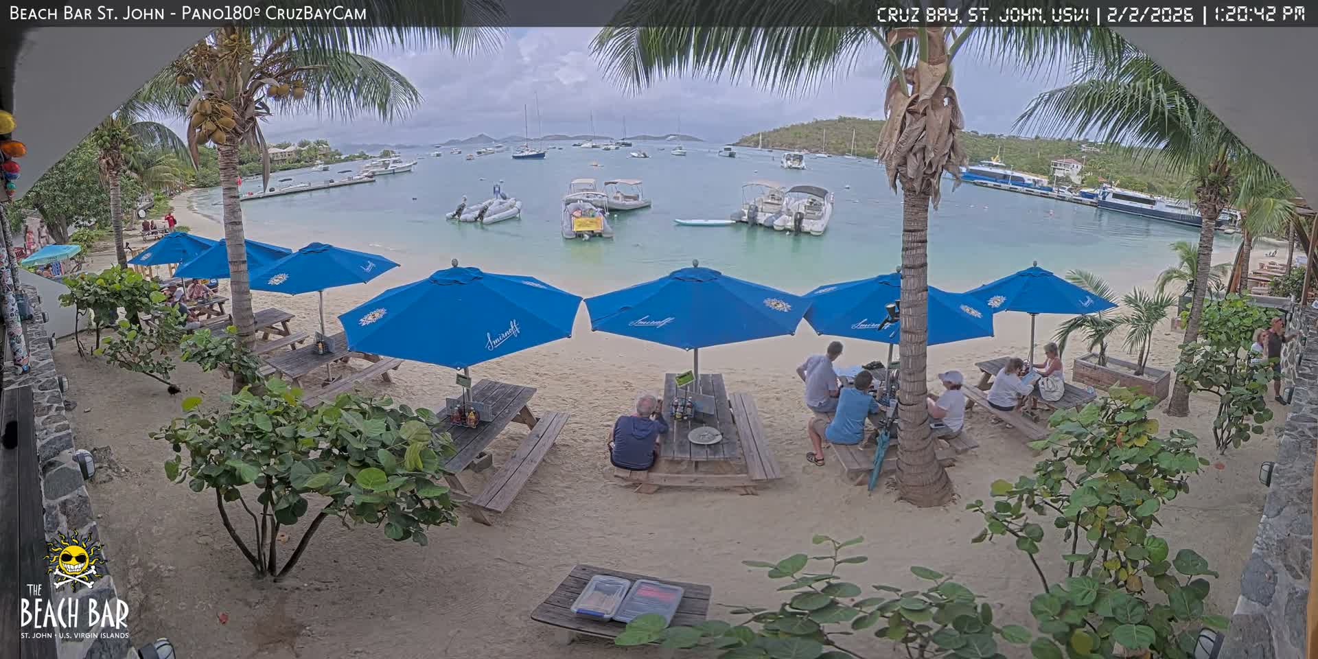 St. John, Cruz Bay Beach Live Cam -  Cruz Bay, St. John, United States Virgin Islands, USA
