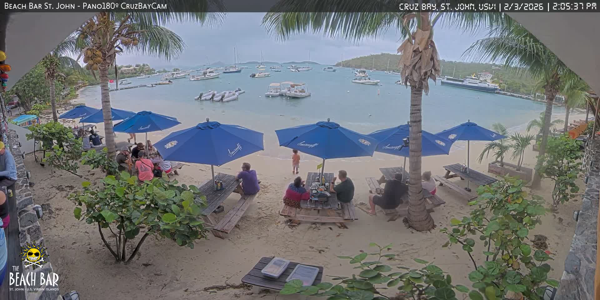 St. John, Cruz Bay Beach Live Cam -  Cruz Bay, St. John, United States Virgin Islands, USA
