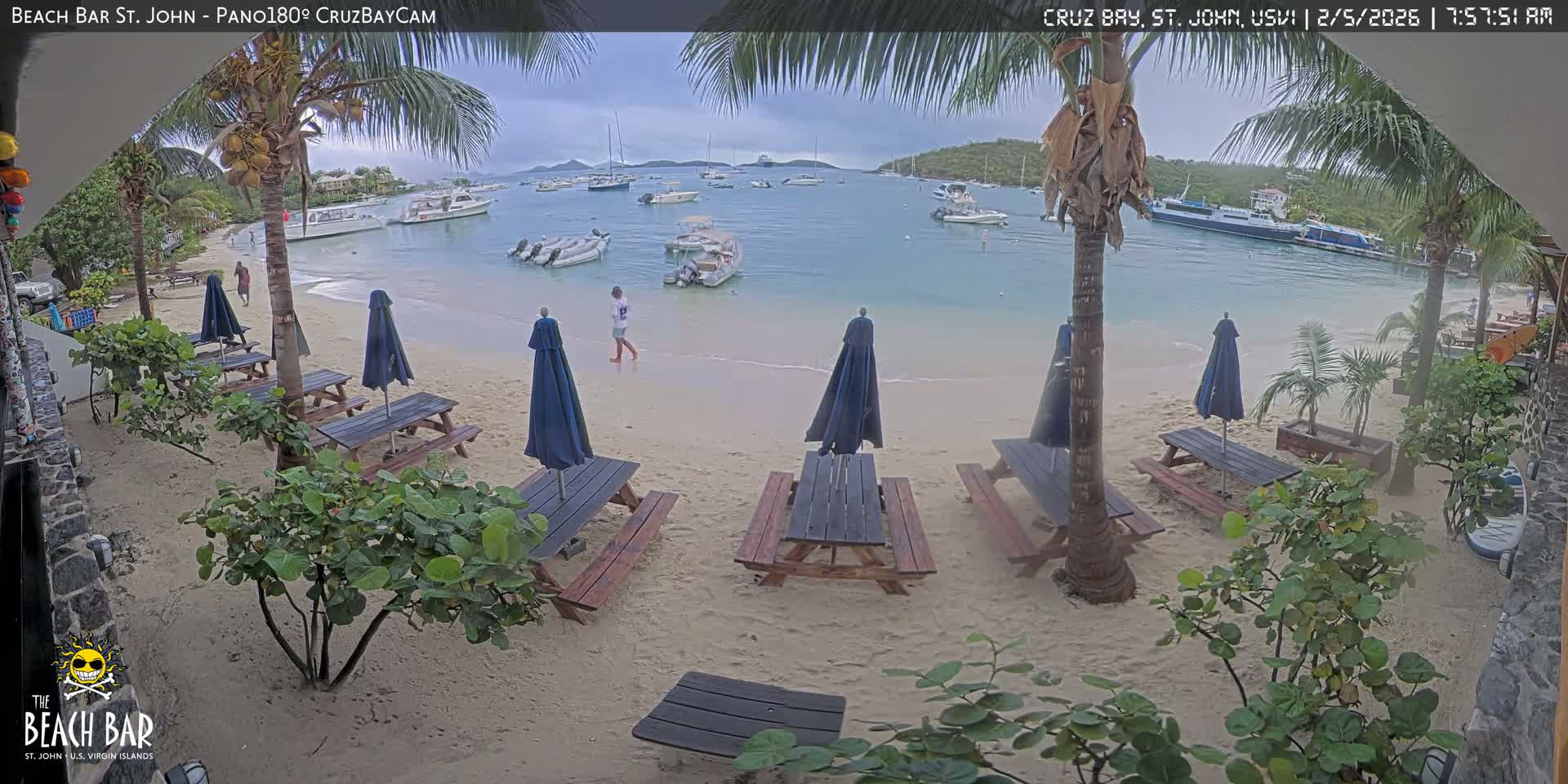 St. John, Cruz Bay Beach Live Cam -  Cruz Bay, St. John, United States Virgin Islands, USA