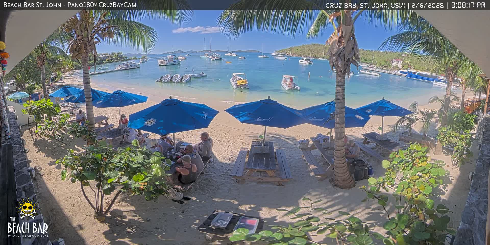 St. John, Cruz Bay Beach Live Cam -  Cruz Bay, St. John, United States Virgin Islands, USA