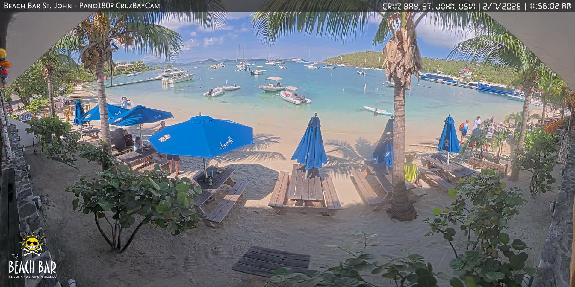 St. John, Cruz Bay Beach Live Cam -  Cruz Bay, St. John, United States Virgin Islands, USA
