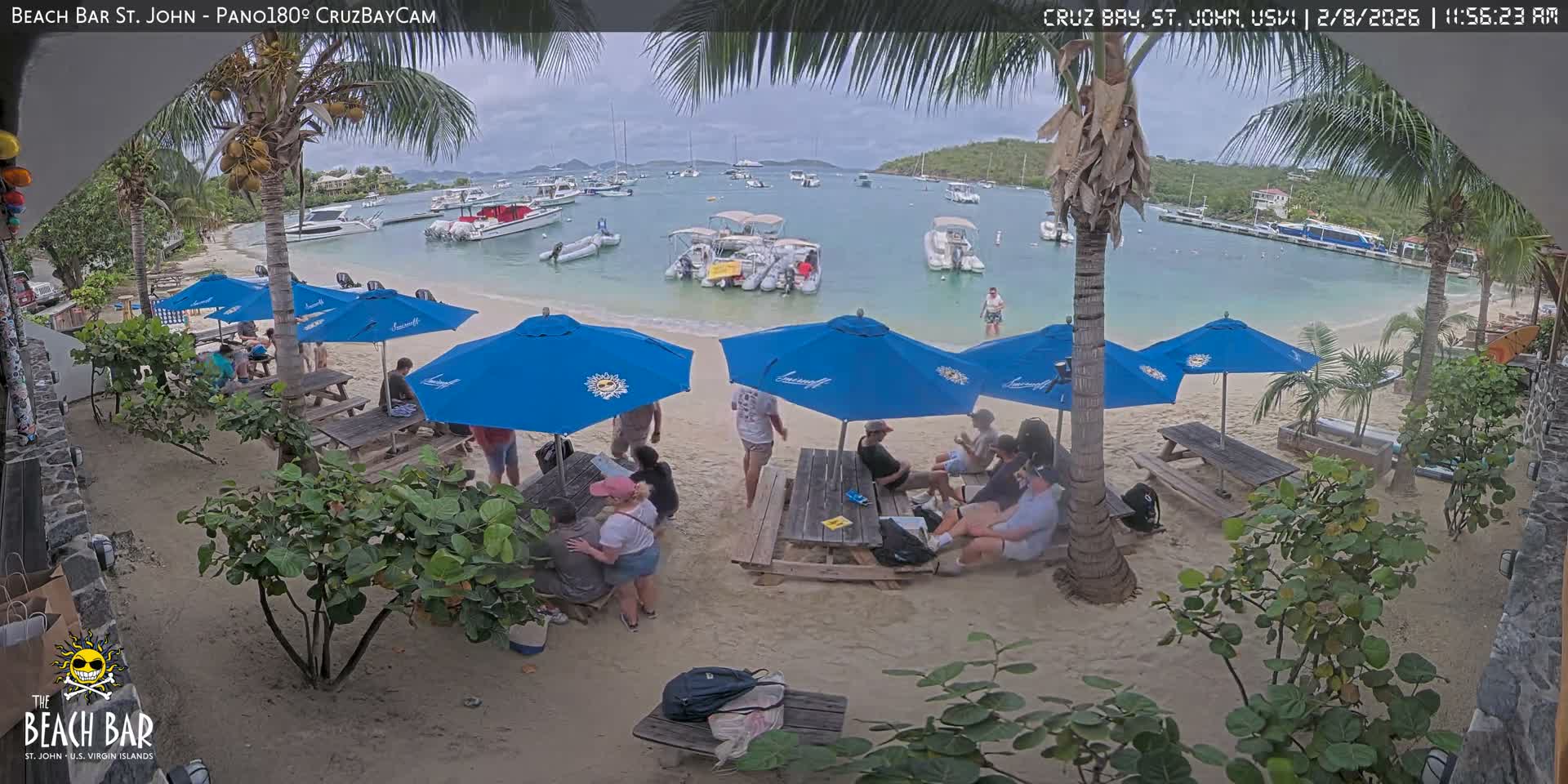 St. John, Cruz Bay Beach Live Cam -  Cruz Bay, St. John, United States Virgin Islands, USA