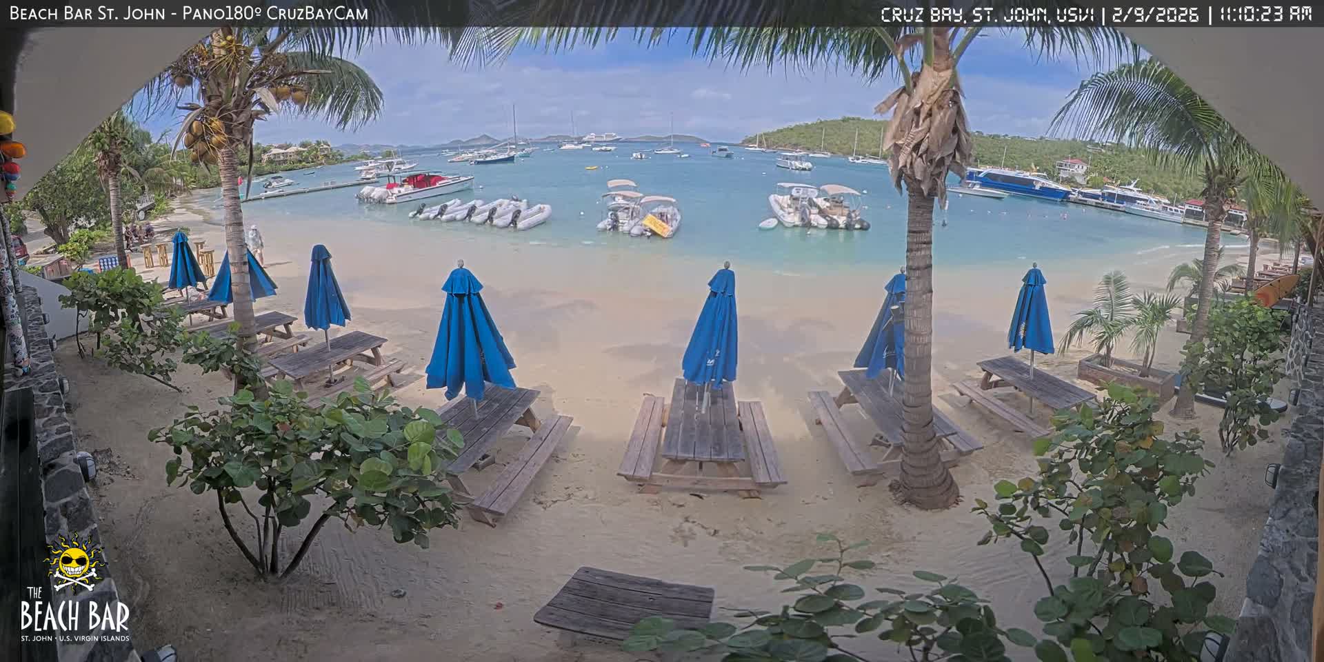 St. John, Cruz Bay Beach Live Cam -  Cruz Bay, St. John, United States Virgin Islands, USA