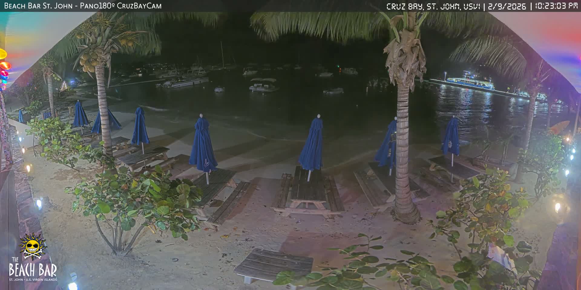 St. John, Cruz Bay Beach Live Cam -  Cruz Bay, St. John, United States Virgin Islands, USA