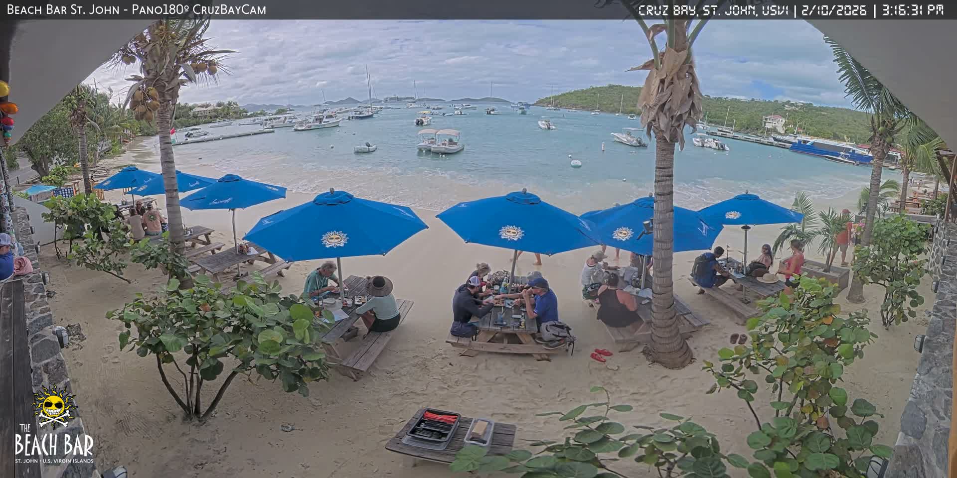 St. John, Cruz Bay Beach Live Cam -  Cruz Bay, St. John, United States Virgin Islands, USA