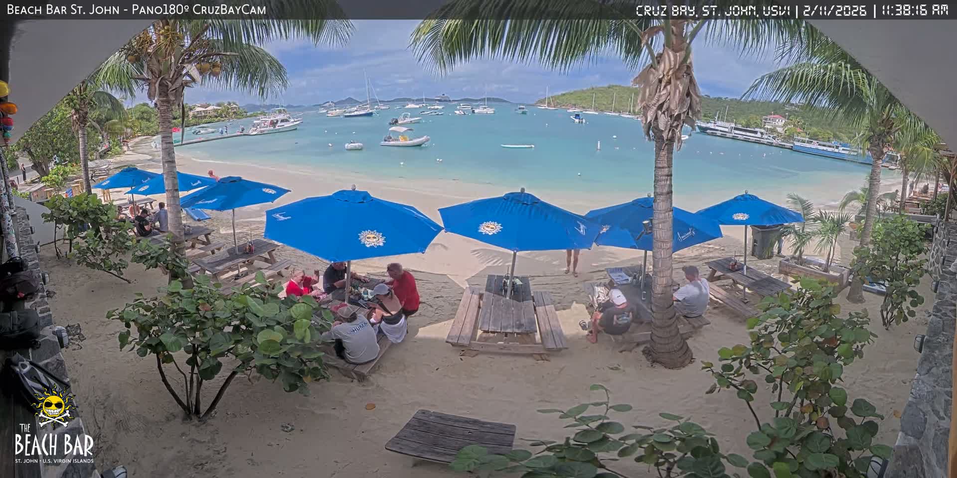 St. John, Cruz Bay Beach Live Cam -  Cruz Bay, St. John, United States Virgin Islands, USA