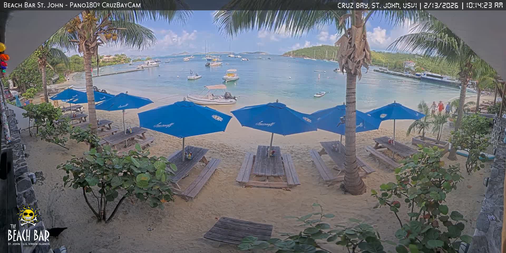 St. John, Cruz Bay Beach Live Cam -  Cruz Bay, St. John, United States Virgin Islands, USA