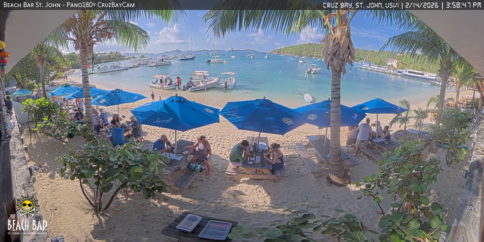 St. John, Cruz Bay Beach Live Cam -  Cruz Bay, St. John, United States Virgin Islands, USA