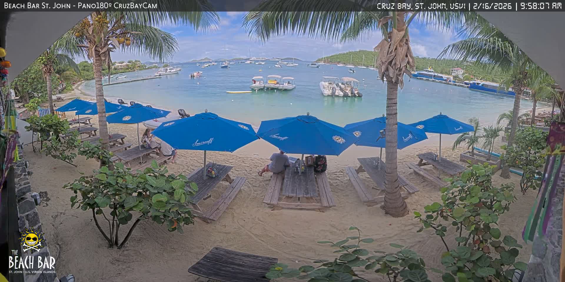 St. John, Cruz Bay Beach Live Cam -  Cruz Bay, St. John, United States Virgin Islands, USA