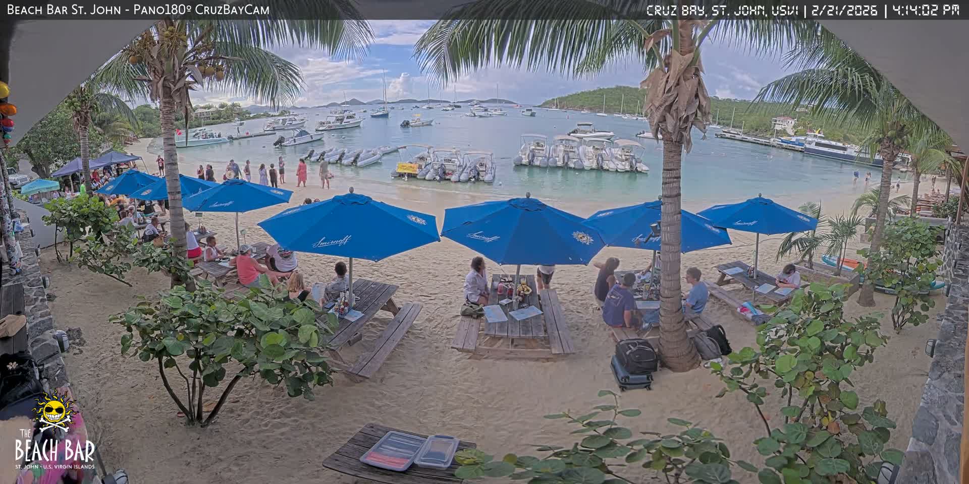 St. John, Cruz Bay Beach Live Cam -  Cruz Bay, St. John, United States Virgin Islands, USA