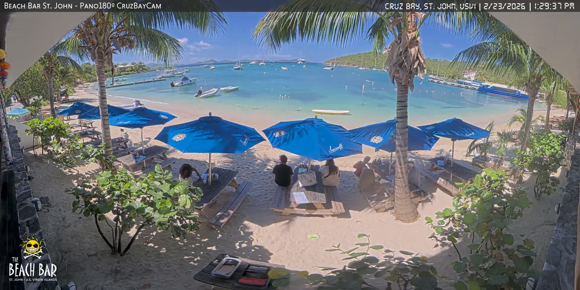 St. John, Cruz Bay Beach Live Cam -  Cruz Bay, St. John, United States Virgin Islands, USA
