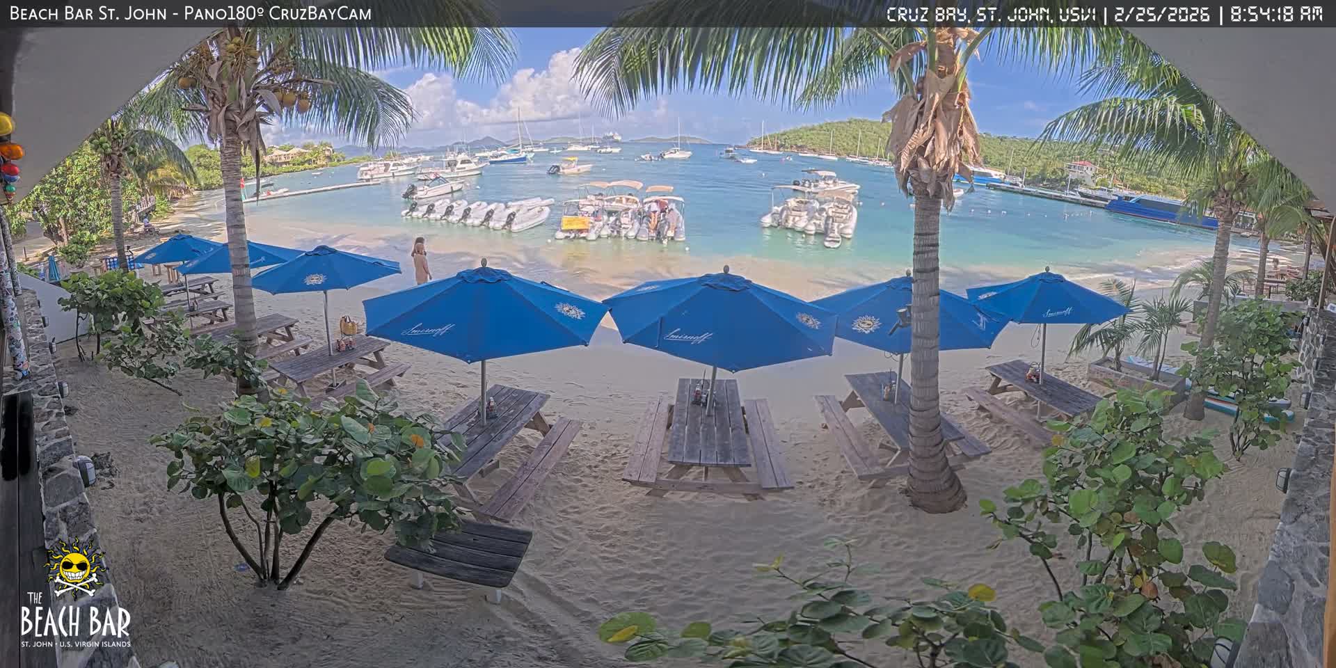 St. John, Cruz Bay Beach Live Cam -  Cruz Bay, St. John, United States Virgin Islands, USA