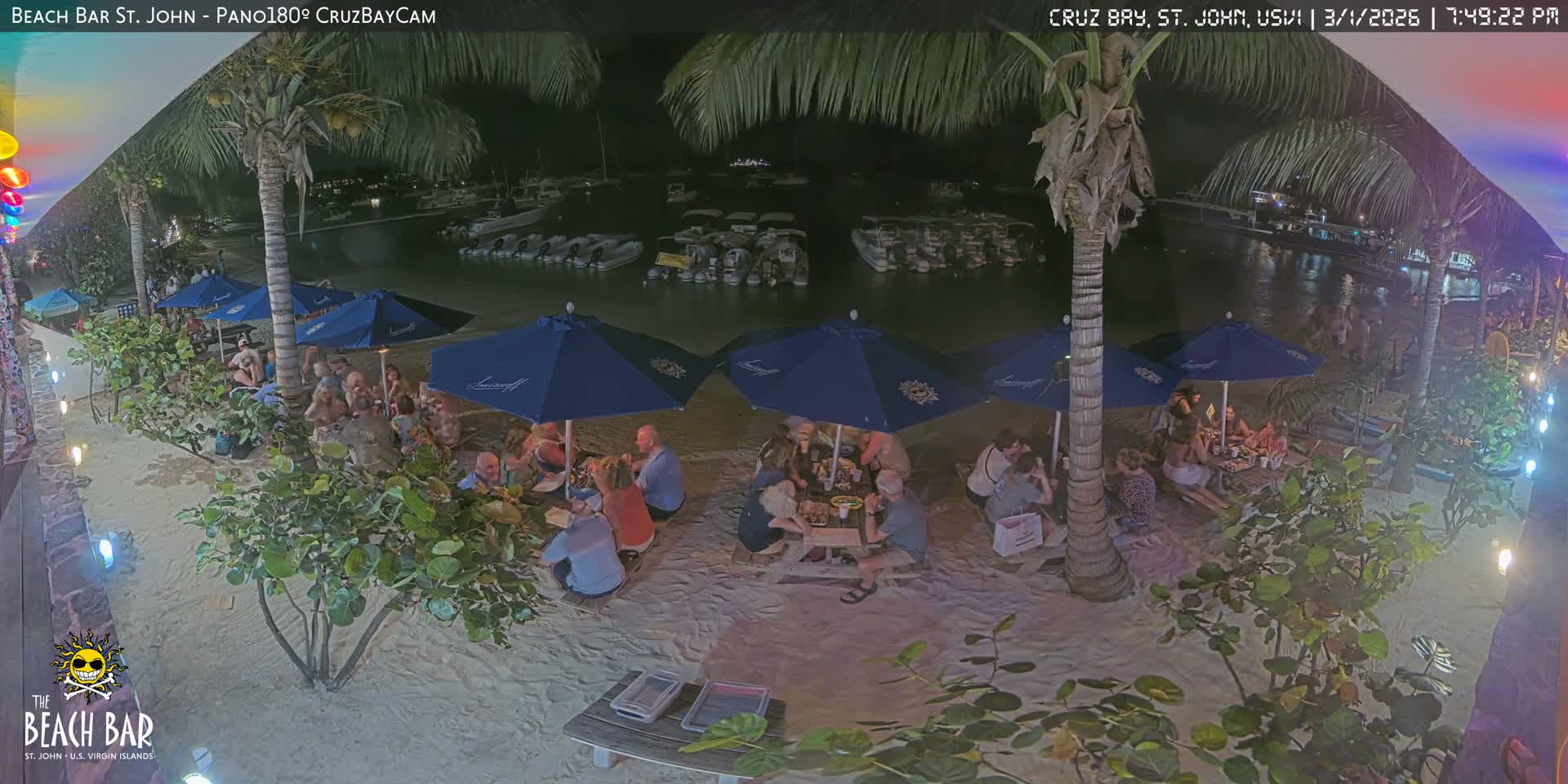 St. John, Cruz Bay Beach Live Cam -  Cruz Bay, St. John, United States Virgin Islands, USA