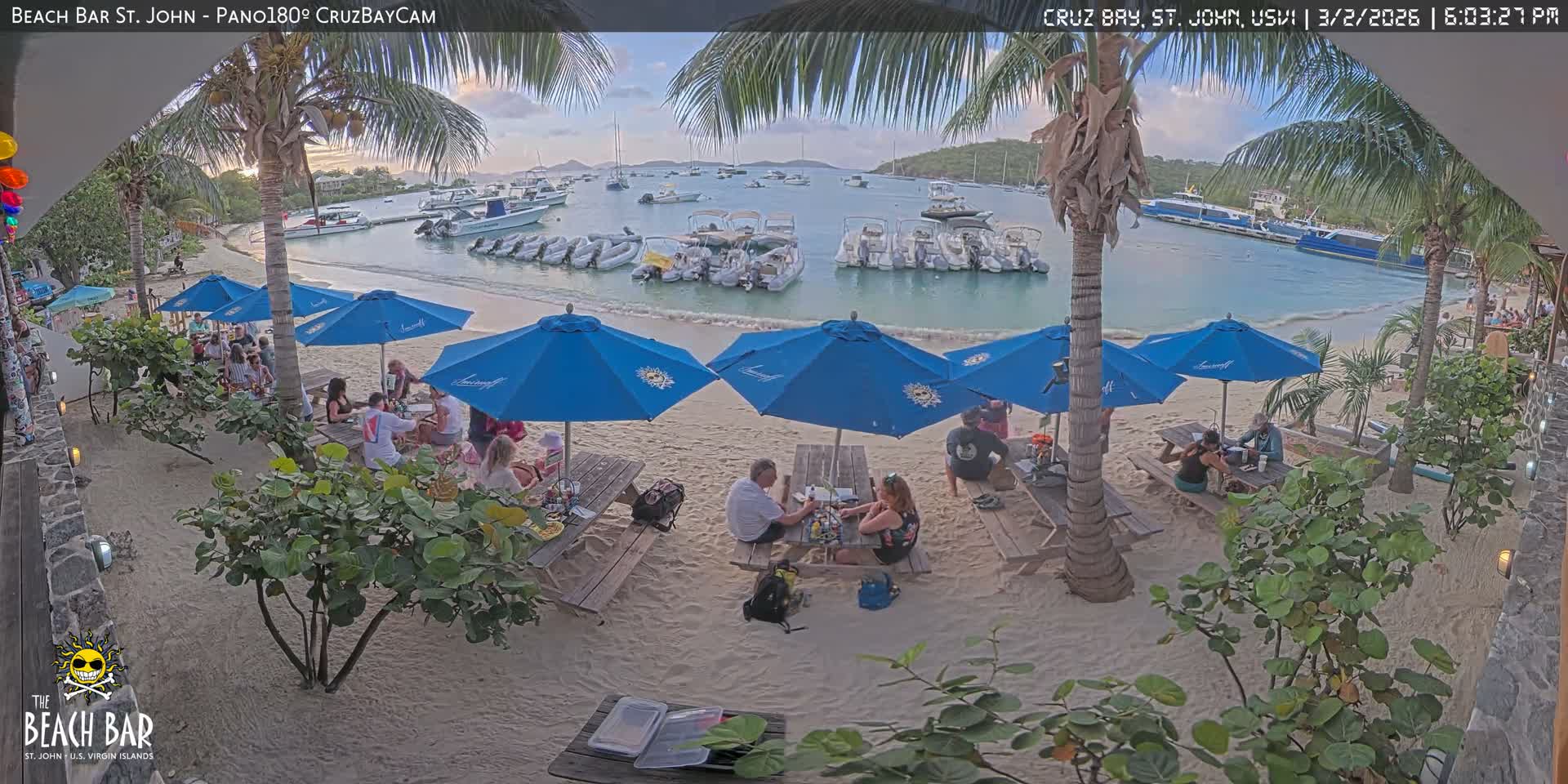 St. John, Cruz Bay Beach Live Cam -  Cruz Bay, St. John, United States Virgin Islands, USA