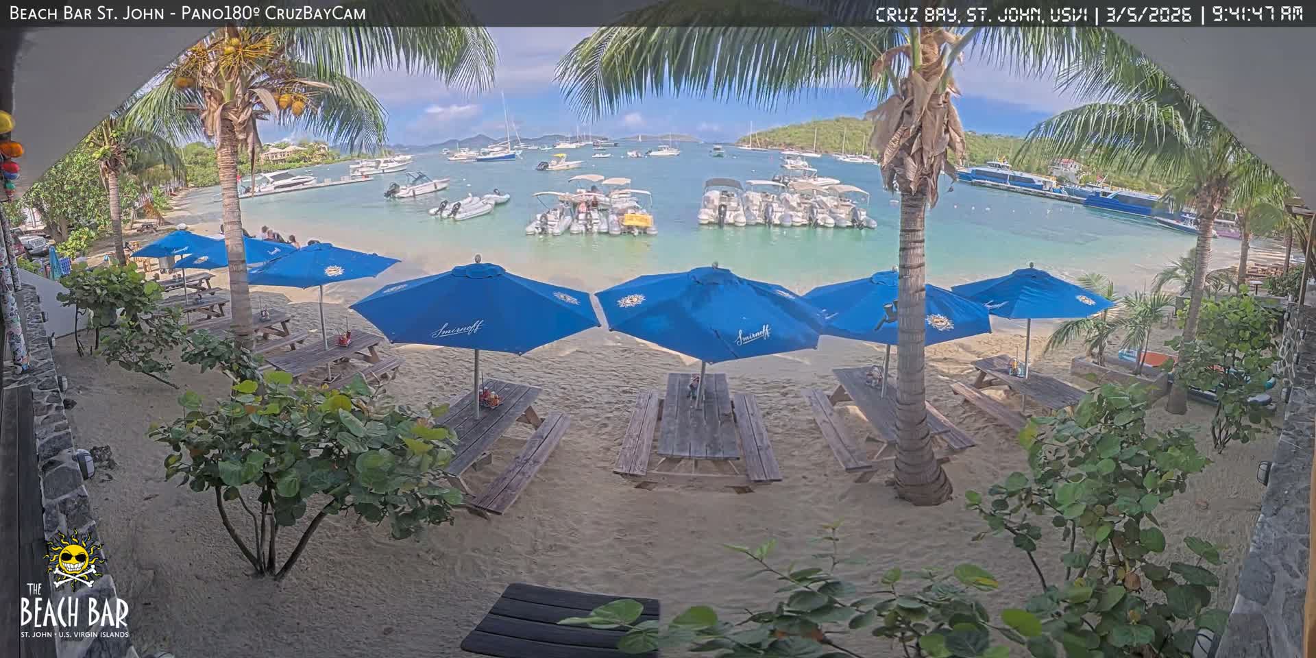St. John, Cruz Bay Beach Live Cam -  Cruz Bay, St. John, United States Virgin Islands, USA